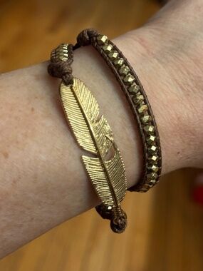Beaded wrap bracelet